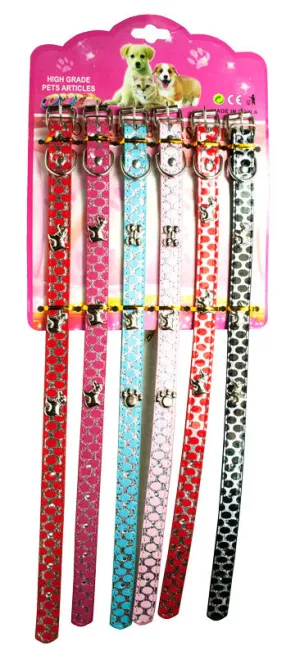 17" Leather Dog Collars Wholesale