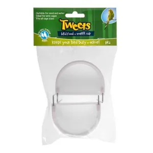 2 Pack Small Bird Food Cups