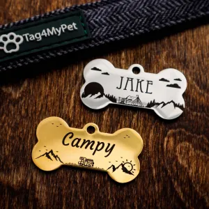 Custom Dog Tags Canada - Bone