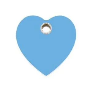 Heart Flat Plastic Pet ID Tag