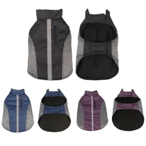 Marle Grey Polyester Medium Pet Jacket - 50cm