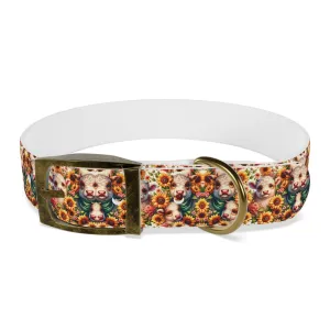 Moonicorns & Sunflowers Dog Collar
