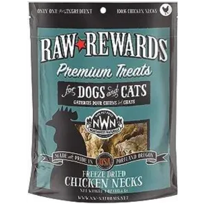 Northwest Naturals Freeze-Dried Chicken Necks Dog and Cat Treats 4 oz