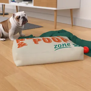 Pet Bed - No Poop Zone