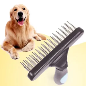 Premium Pet Grooming Undercoat Rake for Dogs and Cats