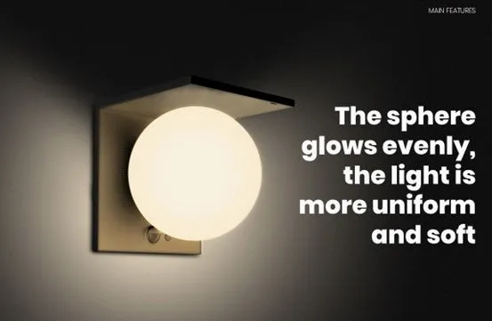 Spherical Wall Light With PIR #6980