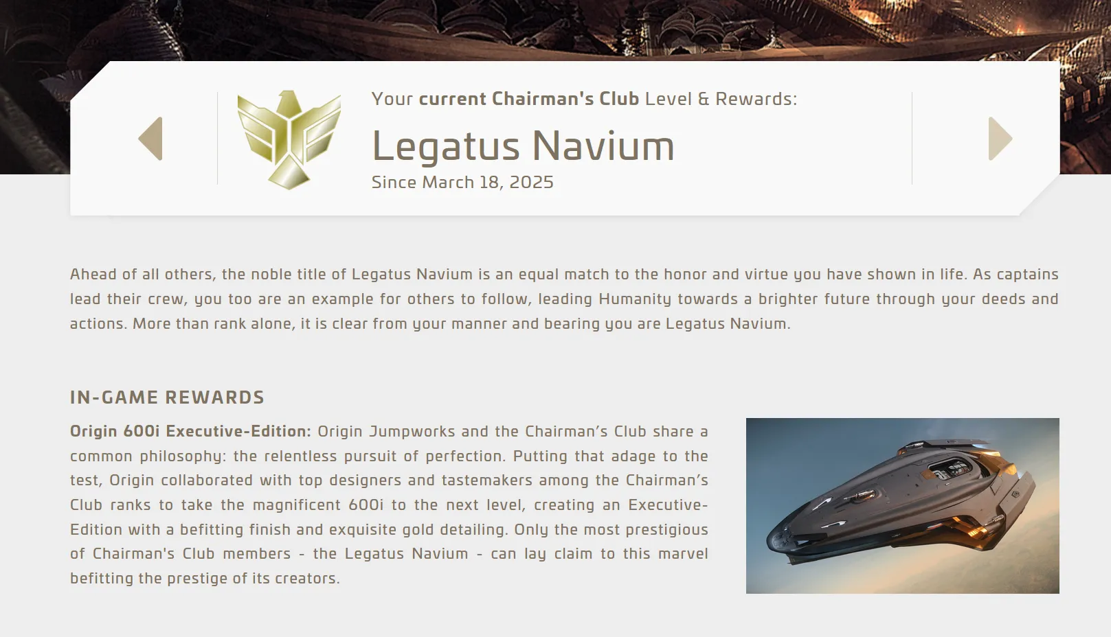 Star Citizen Legatus Navium Account – Javelin (LTI)   Idris-P or Kraken   Rare Collectibles