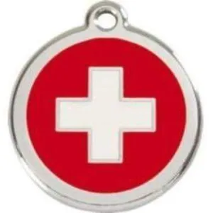 Swiss Cross Pet ID Tag