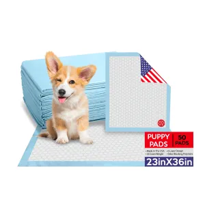 Wave Best Economy 23" x 36" Pet Training Pads | Puppy Training Pee Pads - Disposable Underpads, Made in the USA